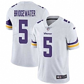 Nike Minnesota Vikings #5 Teddy Bridgewater White NFL Vapor Untouchable Limited Jersey,baseball caps,new era cap wholesale,wholesale hats